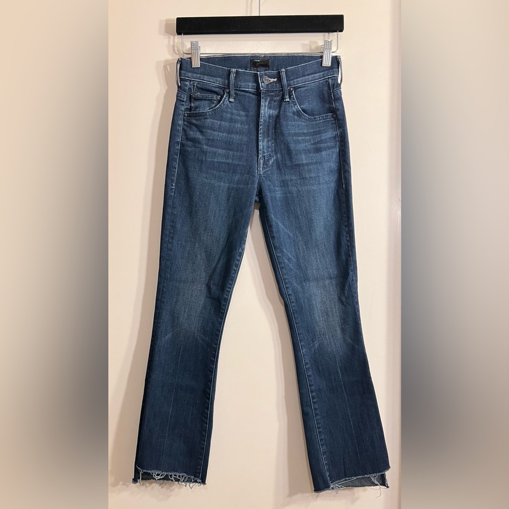 Mother The Insider Crop Step Fray Jeans in Good For You
